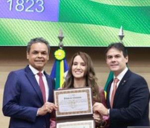 Daniele Aita recebe título de cidadania piauiense
