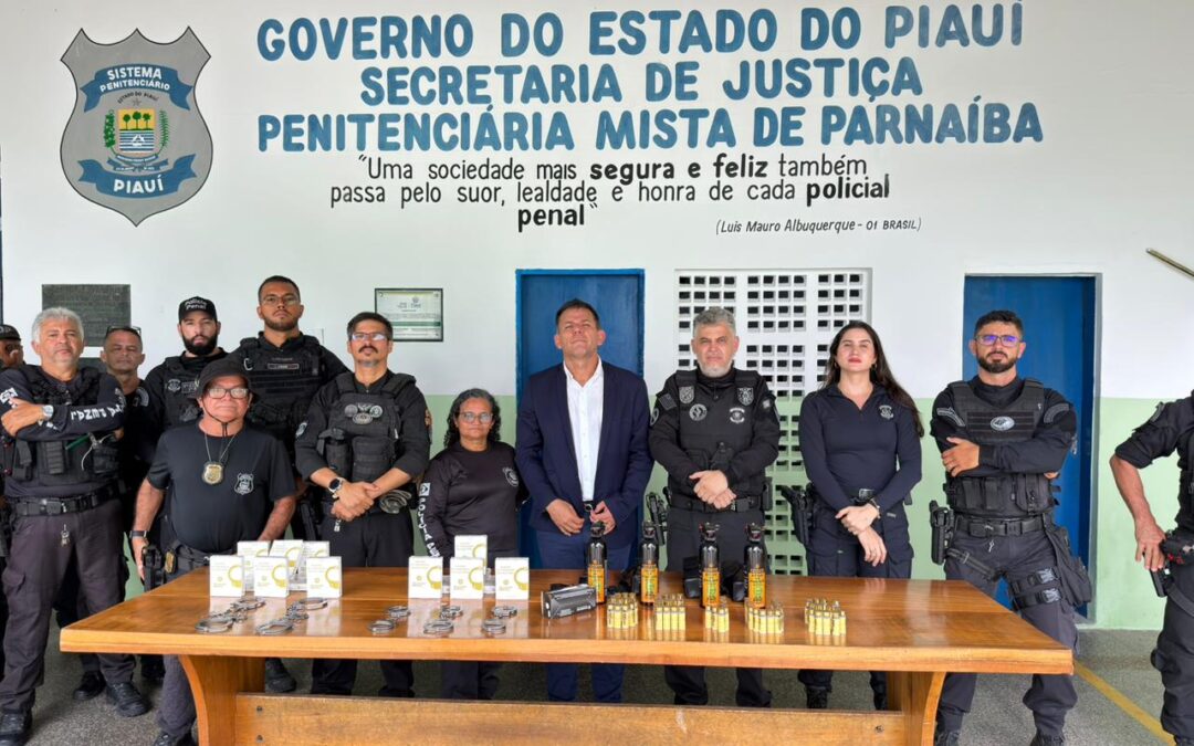 Secretaria Carlos Augusto entrega reforma da Penitenciária de Parnaíba