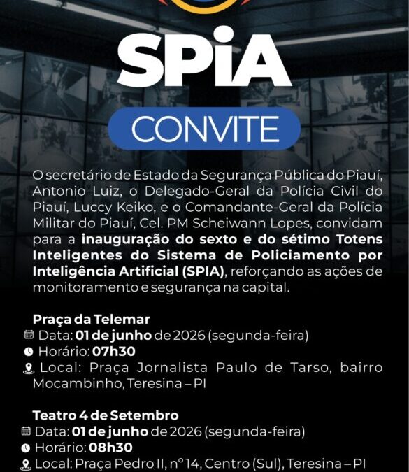 Secretaria da Segurança instala mais dois totens inteligentes, em Teresina, nesta segunda (1º)