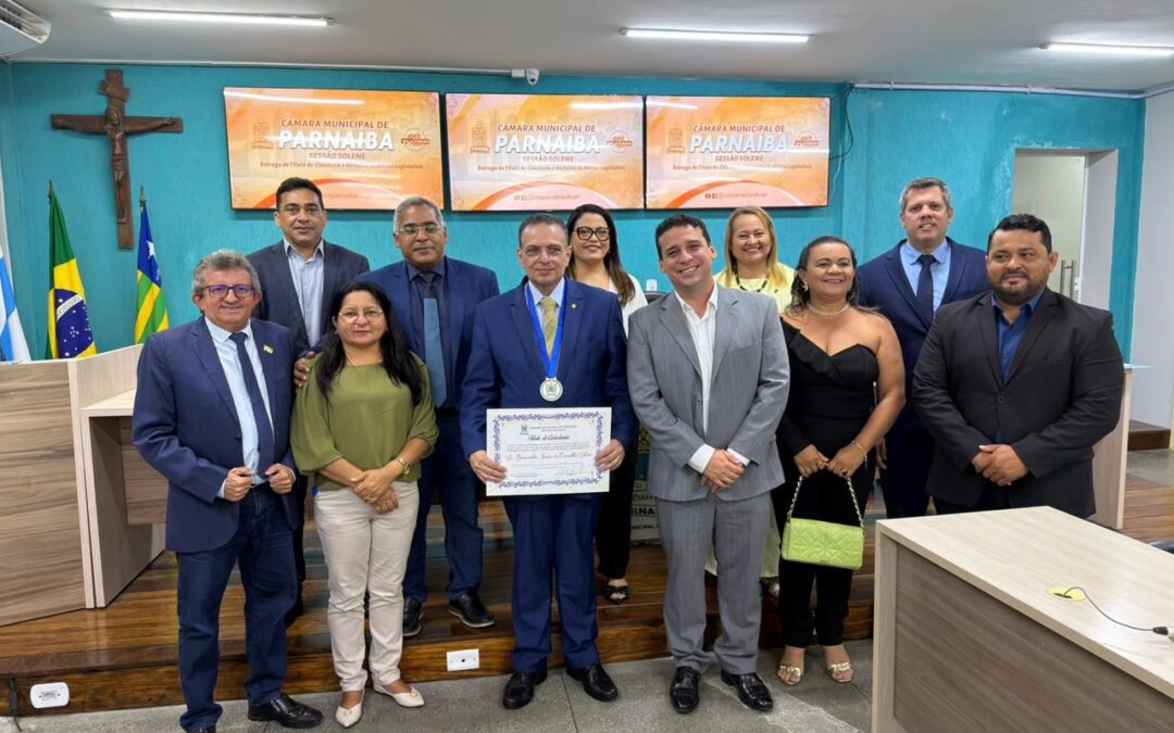 Deputado Gessivaldo é Cidadão Parnaibano