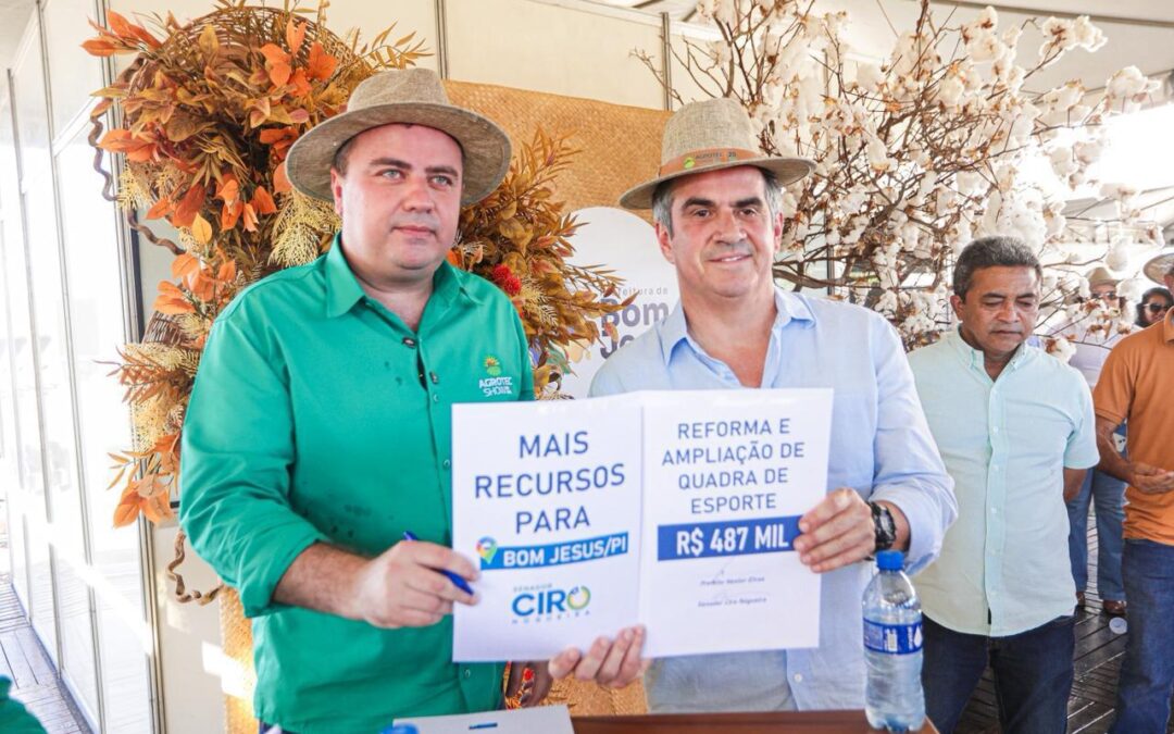 Senador Ciro proporciona serviços de saúde e infraestrutura em  Bom Jesus