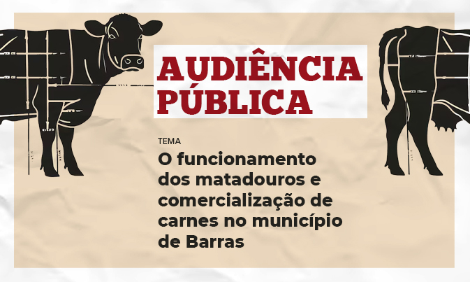MP realiza audiência pública nesta segunda (29) sobre matadouros em Barras