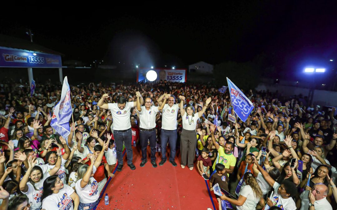 Deputado Gil Carlos lança candidatura em São João do Piauí e inaugura comitê em Teresina