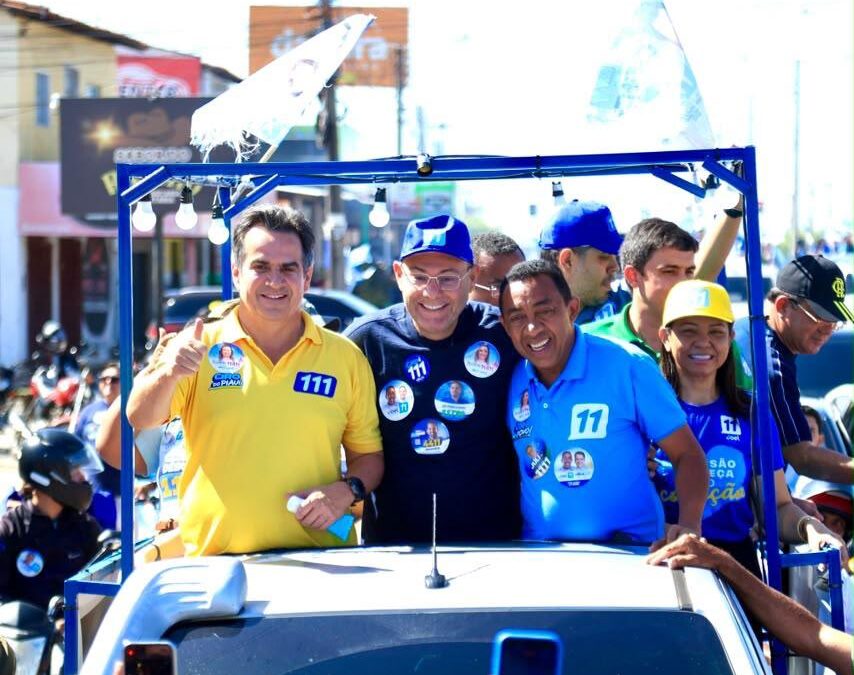 Ciro, Joel e Jeová mobilizam população em carreata em Teresina